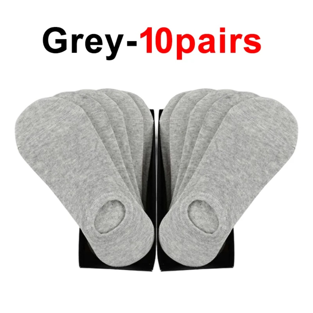 Invisibility Sock Loafer - No-Show Low Cut Socks (10 Pairs)