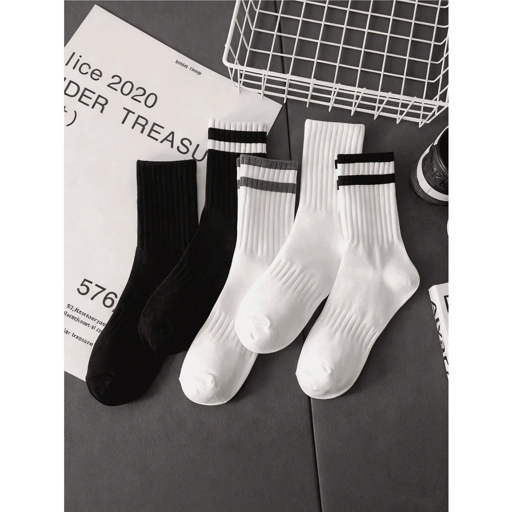 5-Pack Men's Striped Crew Sock - Cotton Crew Sock Pack recensione e prezzo