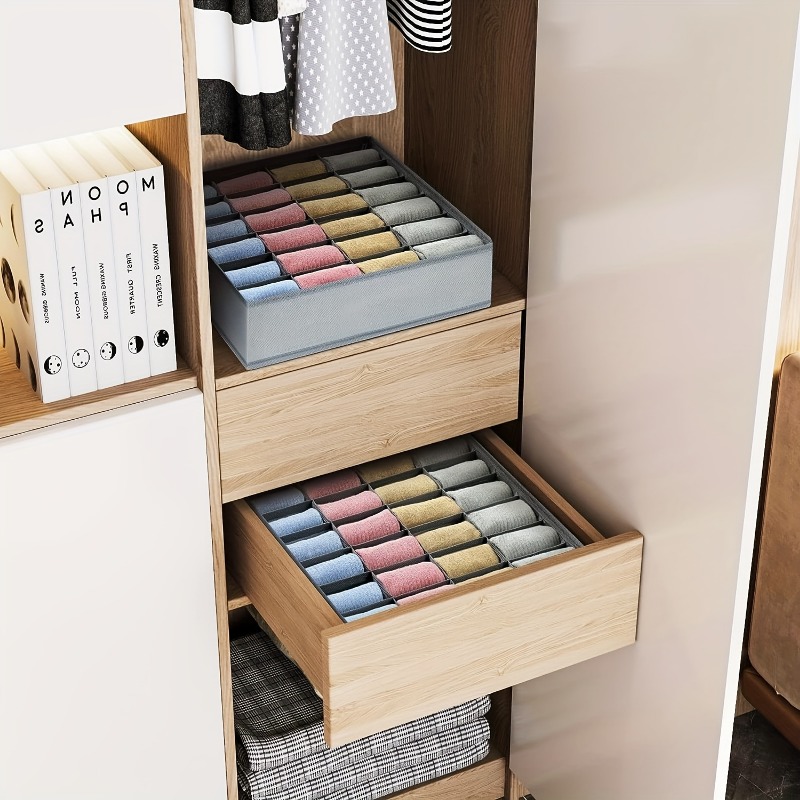 2Pcs 24-Compartment Fabric Soc - Sock Organizer Tray recensione e prezzo