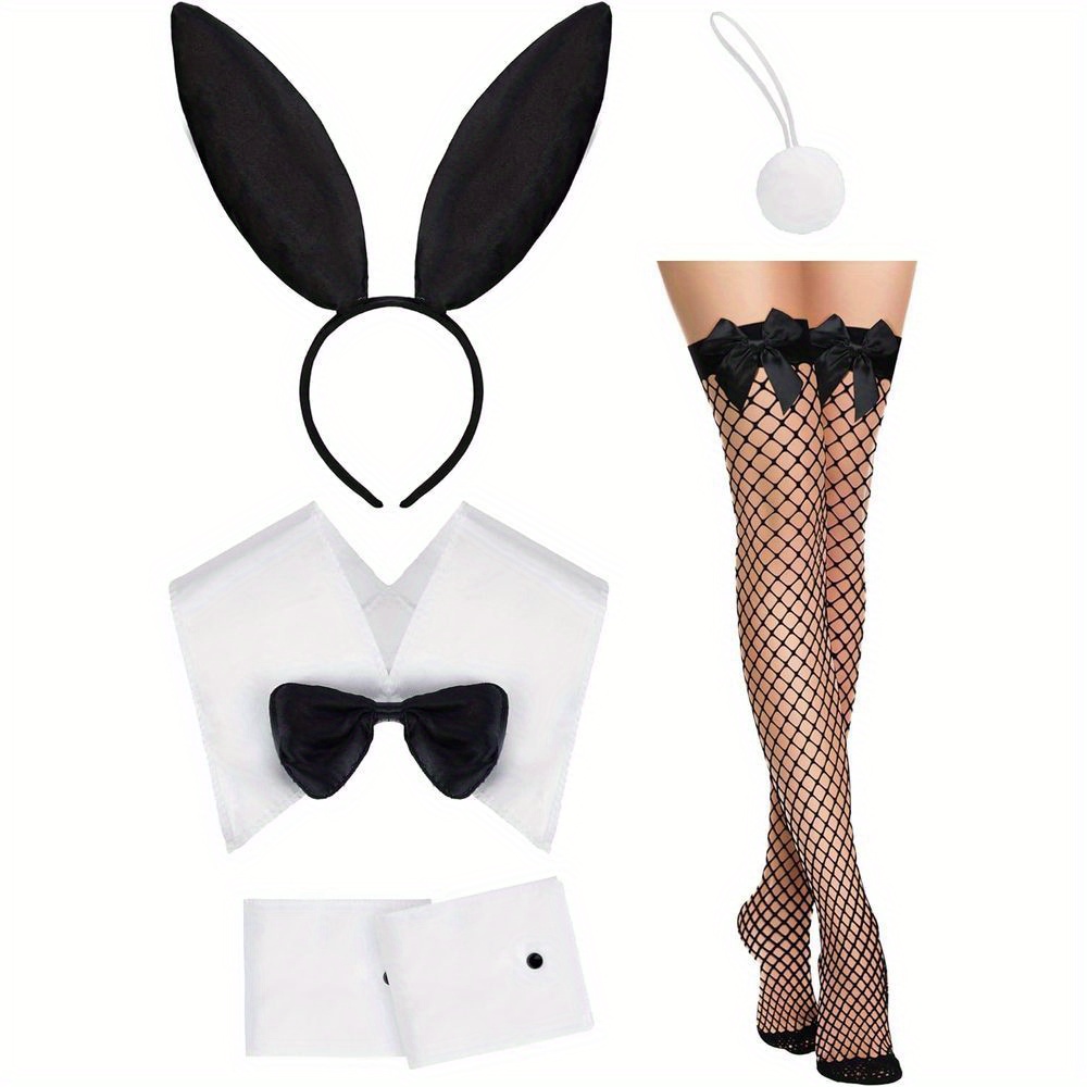 WomenCostume Set Black Bunny E - Fishnet Stocking Women recensione e prezzo