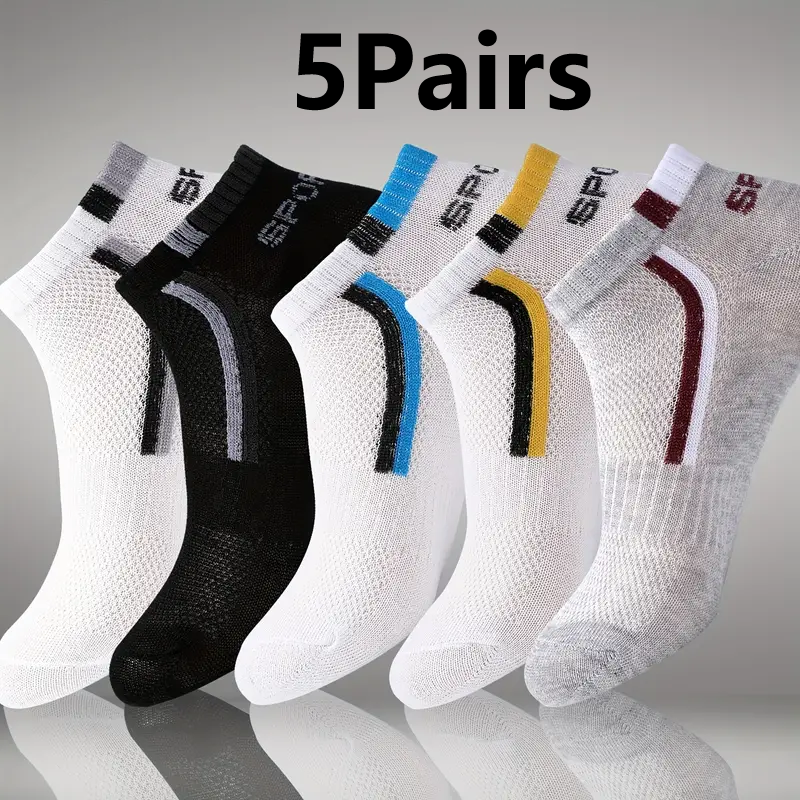 5Pair Men's Anti-Slip Ankle Bo - Ankle Sock Low Cut recensione e prezzo