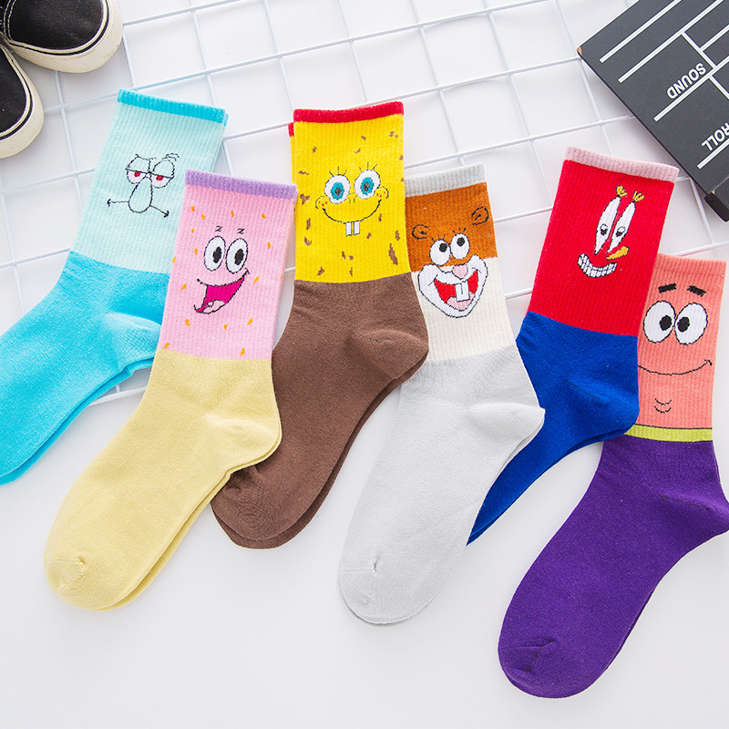 SpongeBob Squidward Cartoon Co - Knee High Sock Women recensione e prezzo