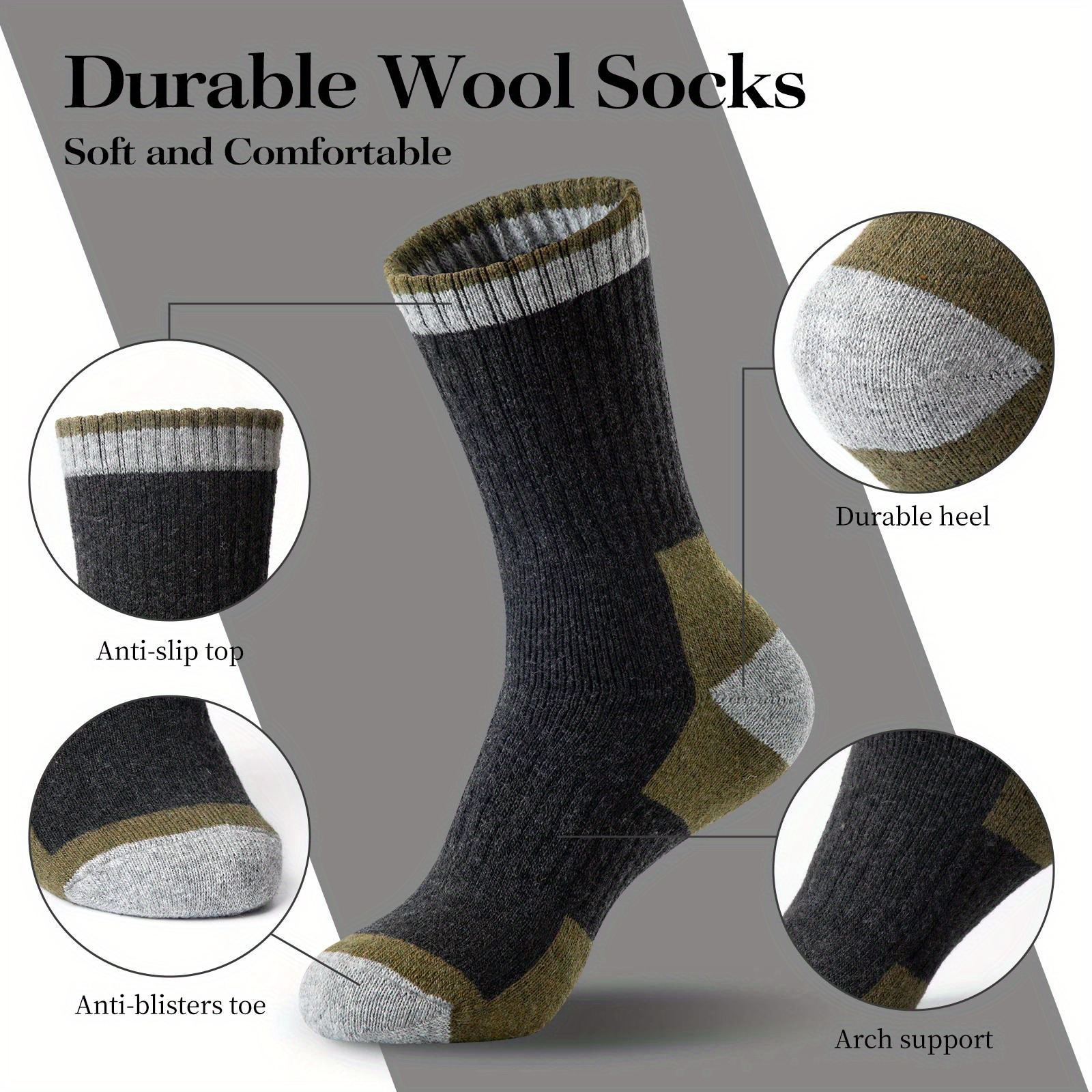 Winter Merino Wool Socks Thick - Wool Hiking Sock recensione e prezzo