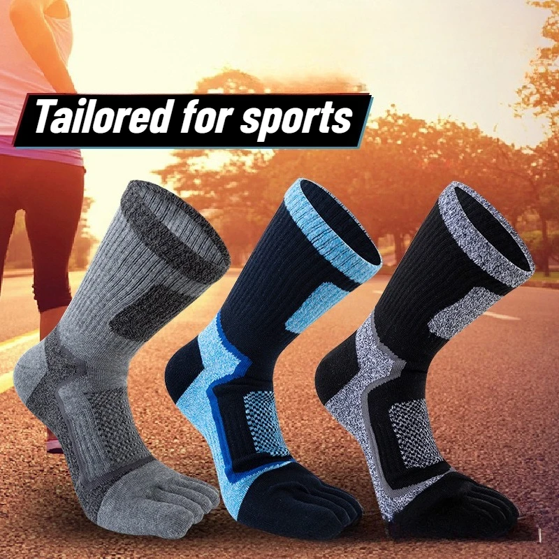 3 Pairs Men Sports Five Finger - Toe Sock Split recensione e prezzo
