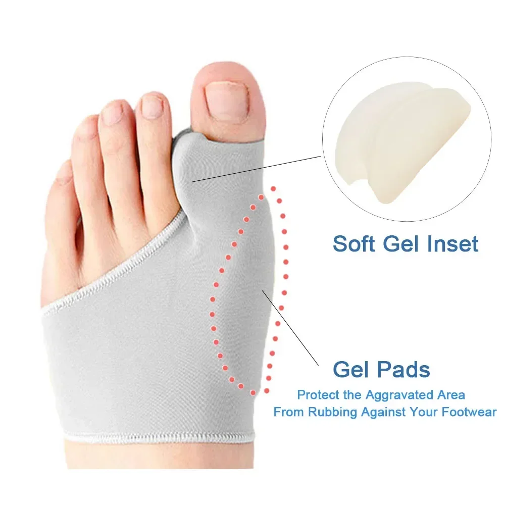 1/2Pair Toe Separator Hallux V - Ankle Brace Sock recensione e prezzo
