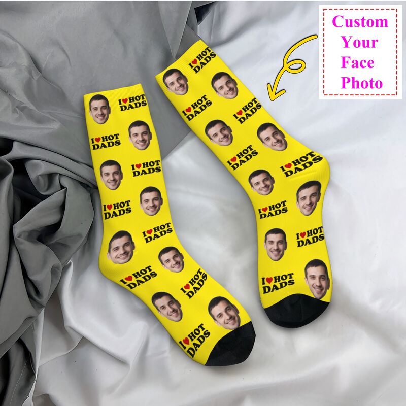 I Love Hot Dads Custom Dress S - Dress Sock Men recensione e prezzo
