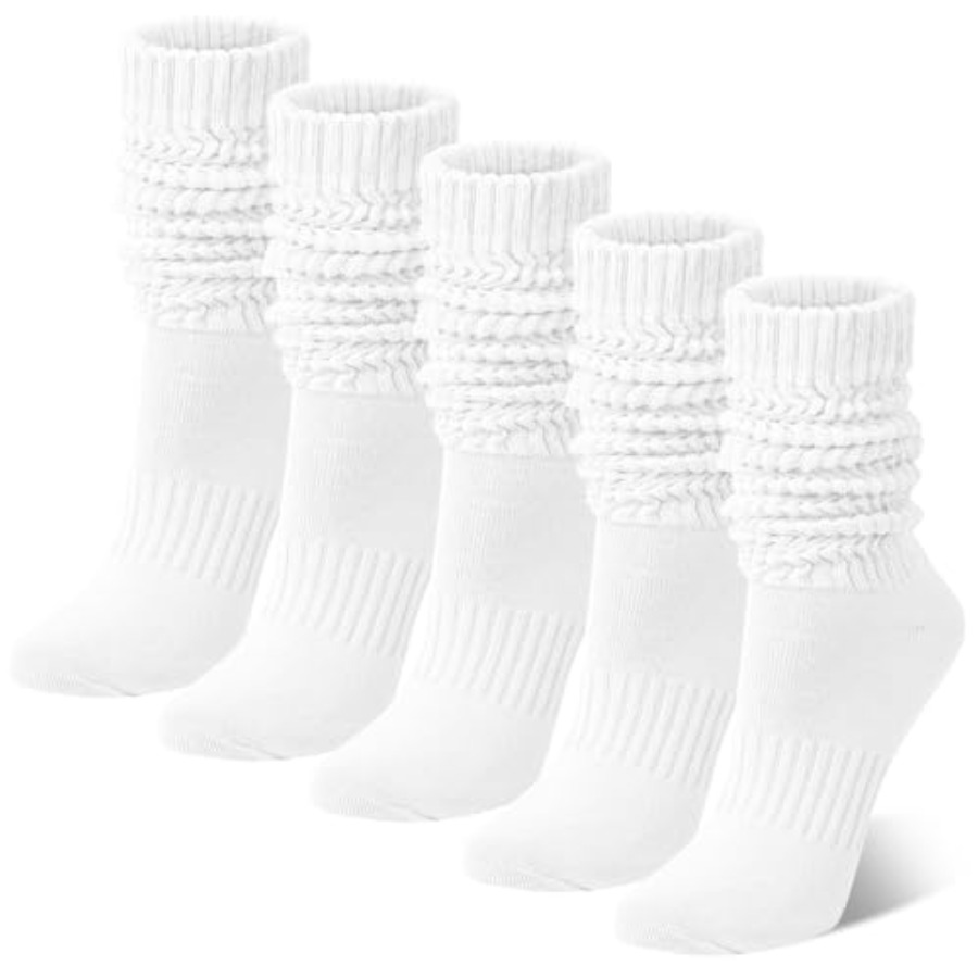 Chalier 5 Pairs Slouchy Socks  - Boot Sock Slouchy recensione e prezzo