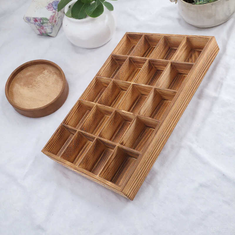 1pc 20-Compartment Wooden Unde - Sock Organizer Tray recensione e prezzo