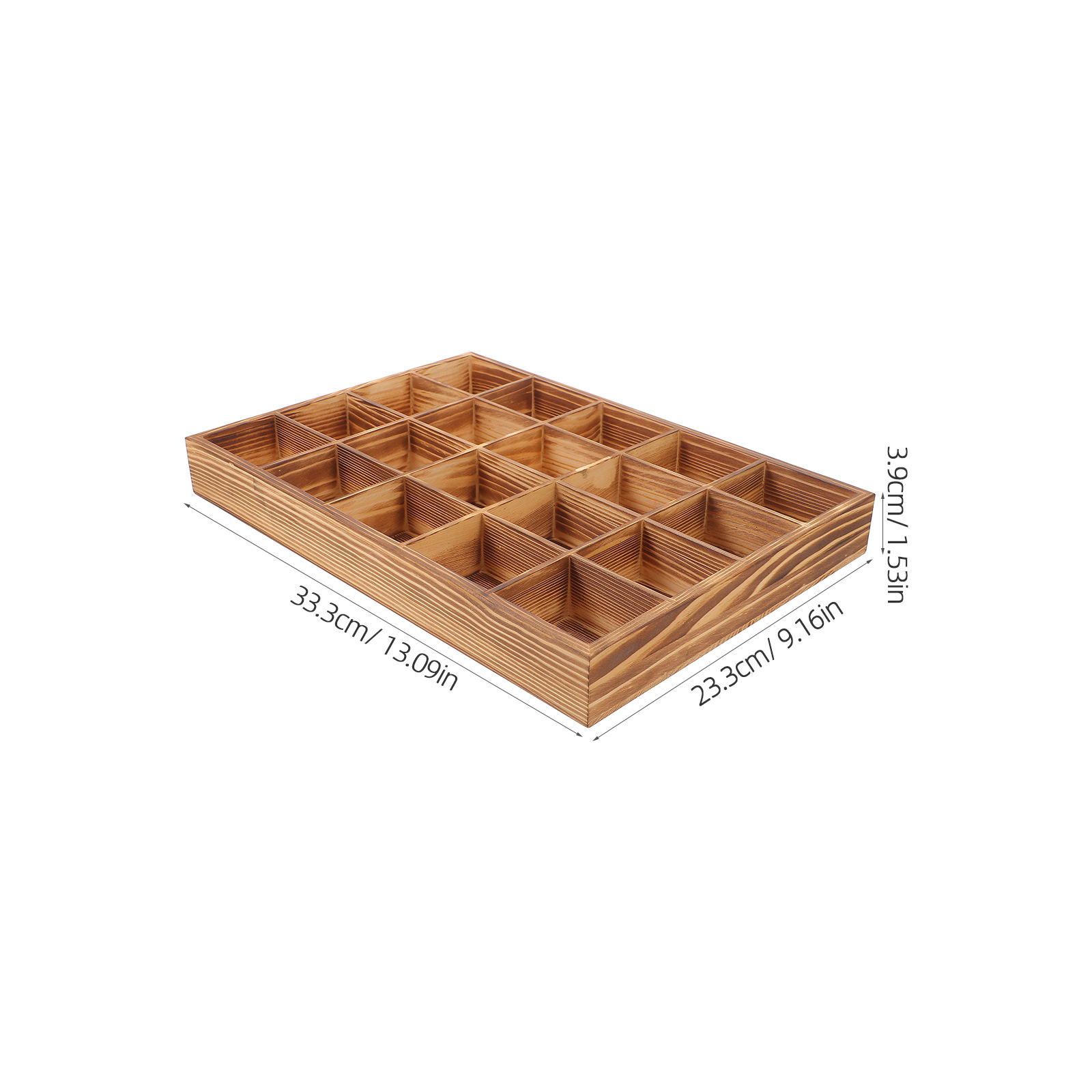 1pc 20-Compartment Wooden Unde - Sock Organizer Tray recensione e prezzo