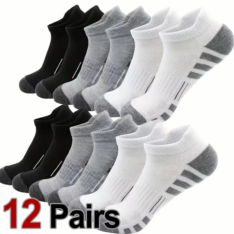 12 Pairs Men Breathable Sports - Ankle Brace Sock recensione e prezzo