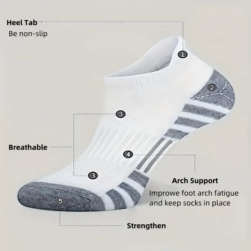12 Pairs Men Breathable Sports - Ankle Brace Sock recensione e prezzo