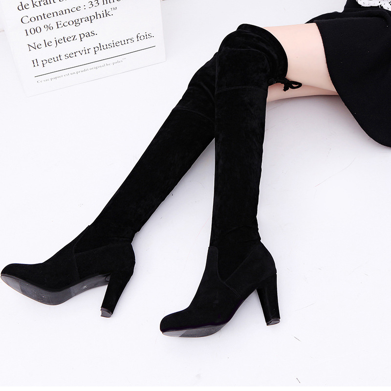 Women's Boots Stretch Fabric O - Knee High Sock Women recensione e prezzo
