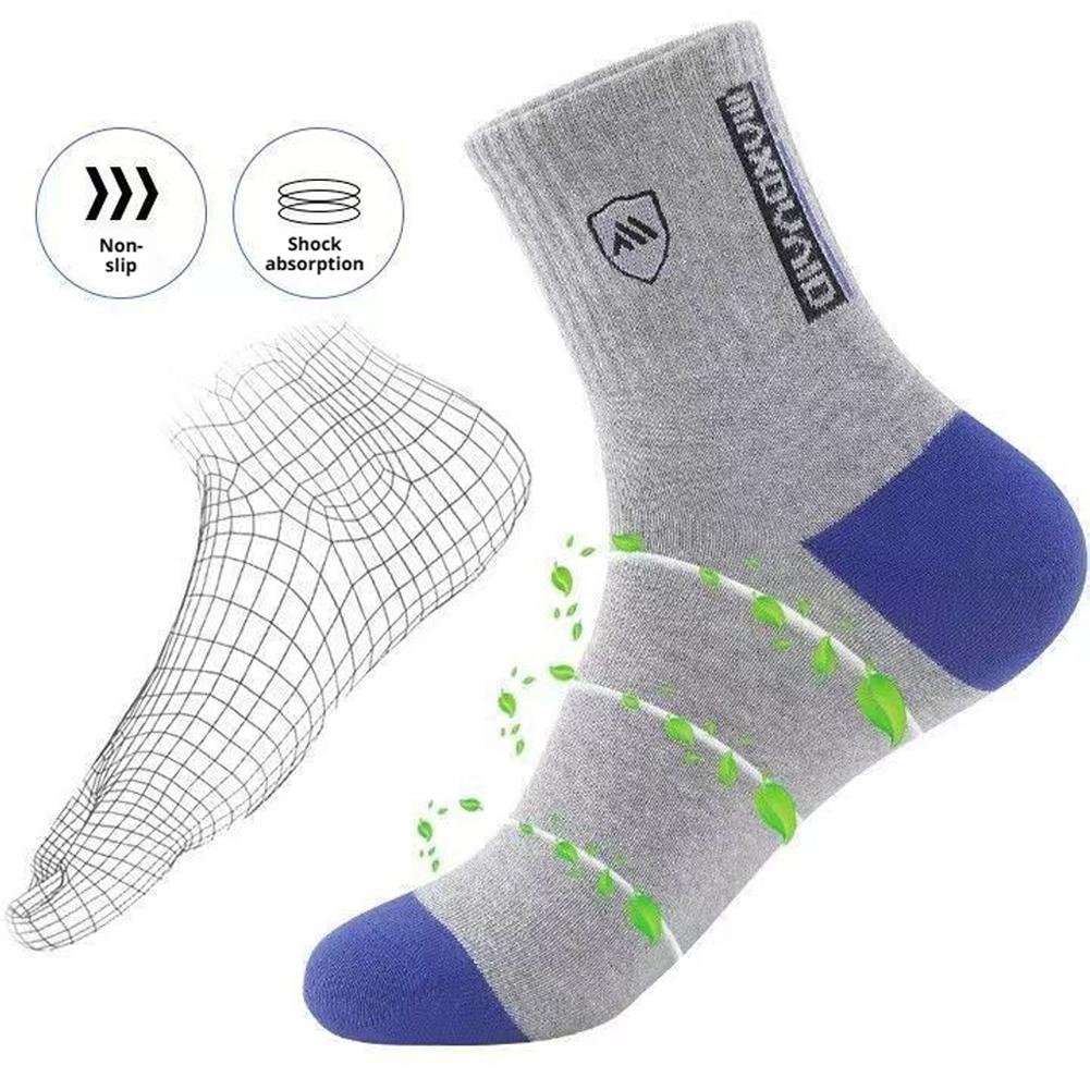 5 Pairs Men's Anti Odor & Anti - Cotton Crew Sock Pack recensione e prezzo