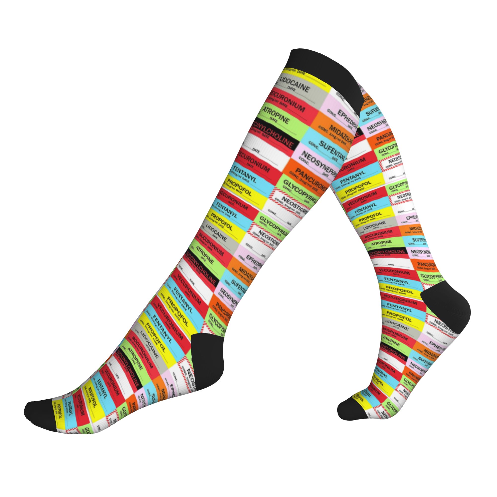 Novelty Printed Anesthesia Med - Compression Sock Medical recensione e prezzo