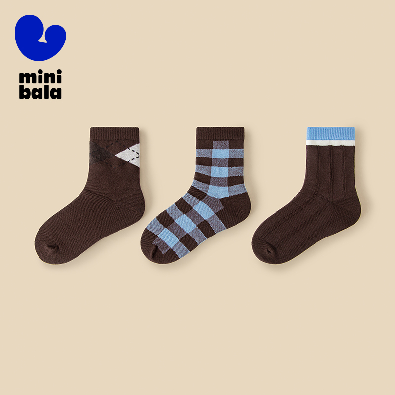 Mini Balabala Kids 3-Pack Sock - Cotton Crew Sock Pack recensione e prezzo