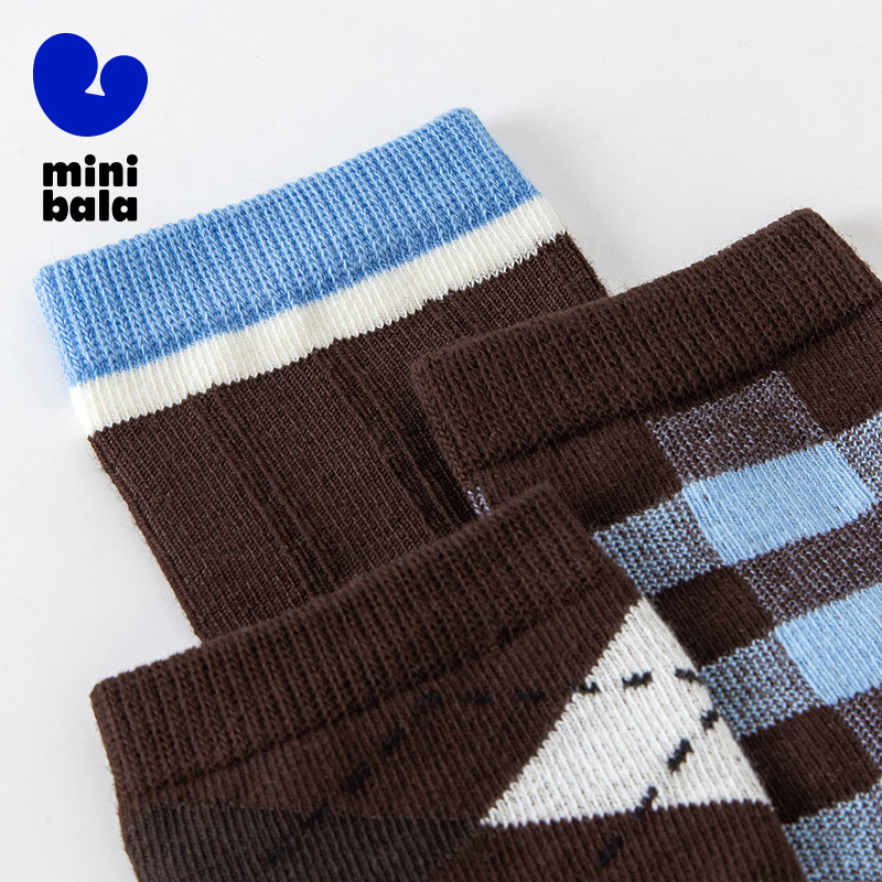 Mini Balabala Kids 3-Pack Sock - Cotton Crew Sock Pack recensione e prezzo