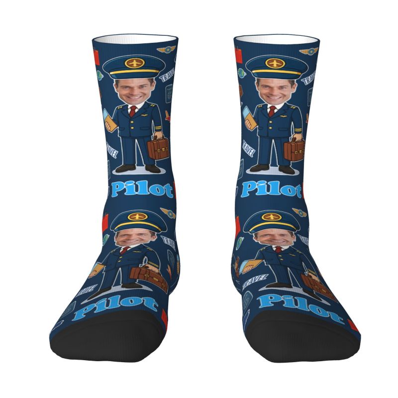 Novelty Men's Funny Pilot Cust - Dress Sock Men recensione e prezzo