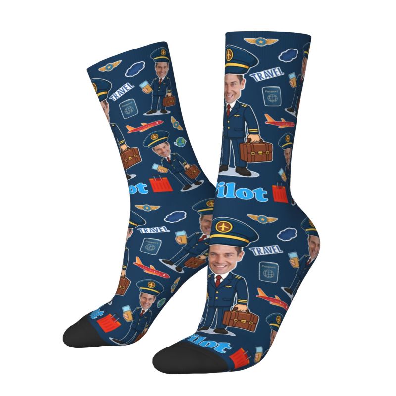 Novelty Men's Funny Pilot Cust - Dress Sock Men recensione e prezzo