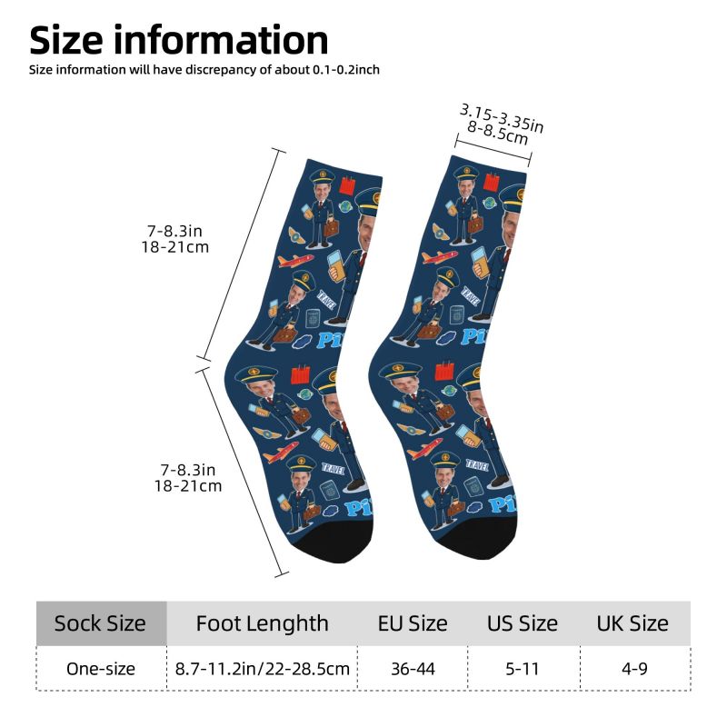 Novelty Men's Funny Pilot Cust - Dress Sock Men recensione e prezzo