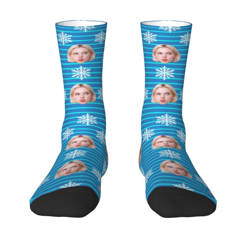 Christmas Face Photo Personali - Dress Sock Men recensione e prezzo