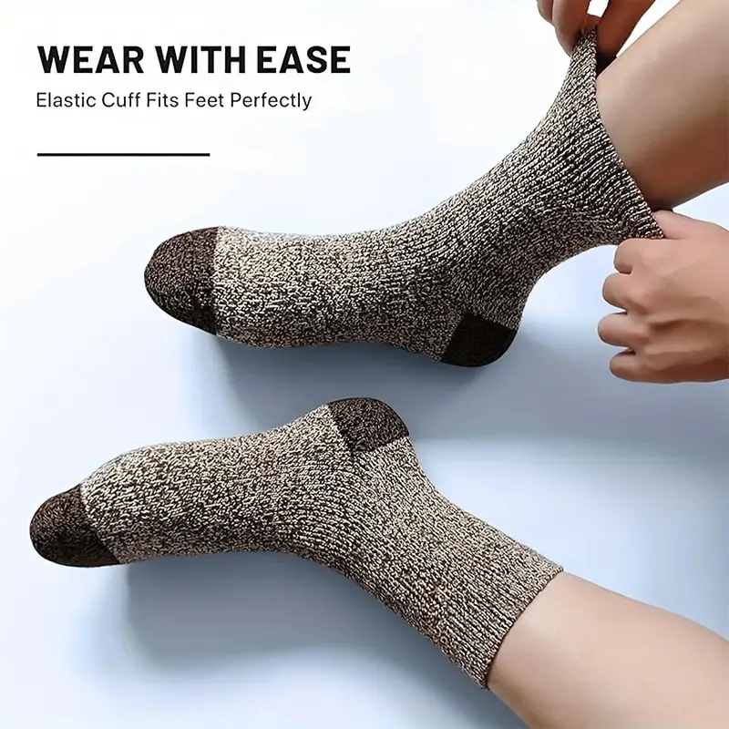 5 Pairs Merino Wool Socks For  - Wool Hiking Sock recensione e prezzo