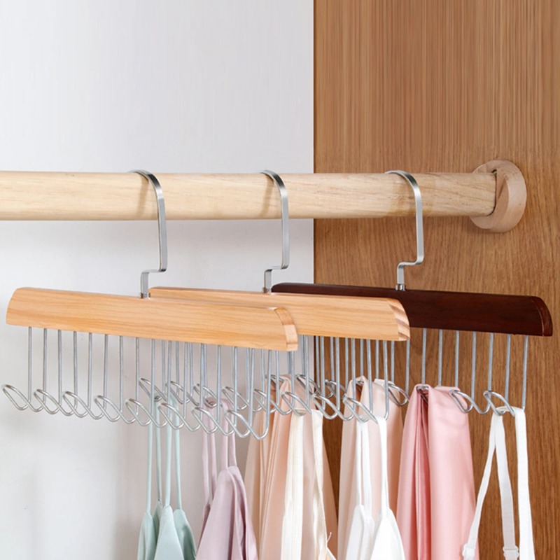 Solid Wood Eight-hook Hanger M - Sock Organizer Tray recensione e prezzo