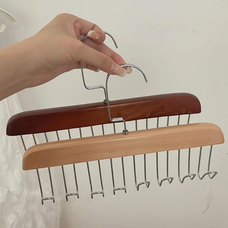 Solid Wood Eight-hook Hanger M - Sock Organizer Tray recensione e prezzo