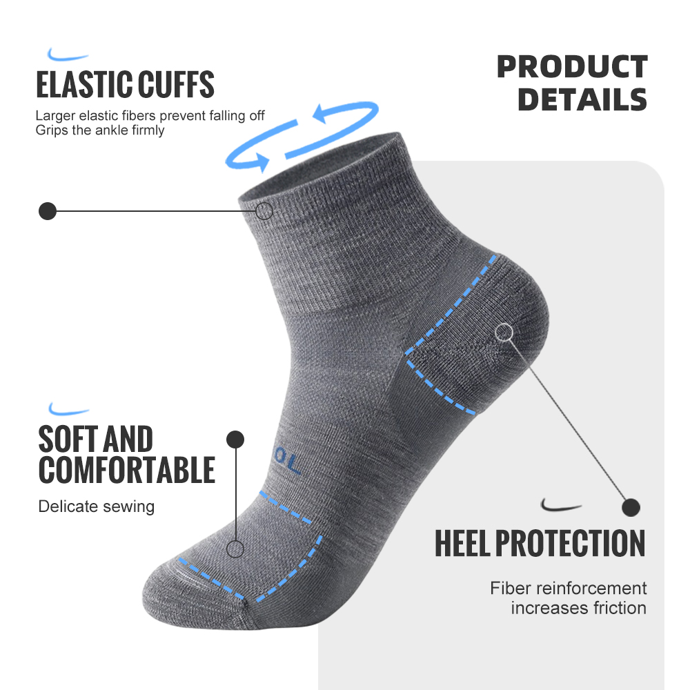 WRELS Merino Wool Socks Compre - Wool Hiking Sock recensione e prezzo