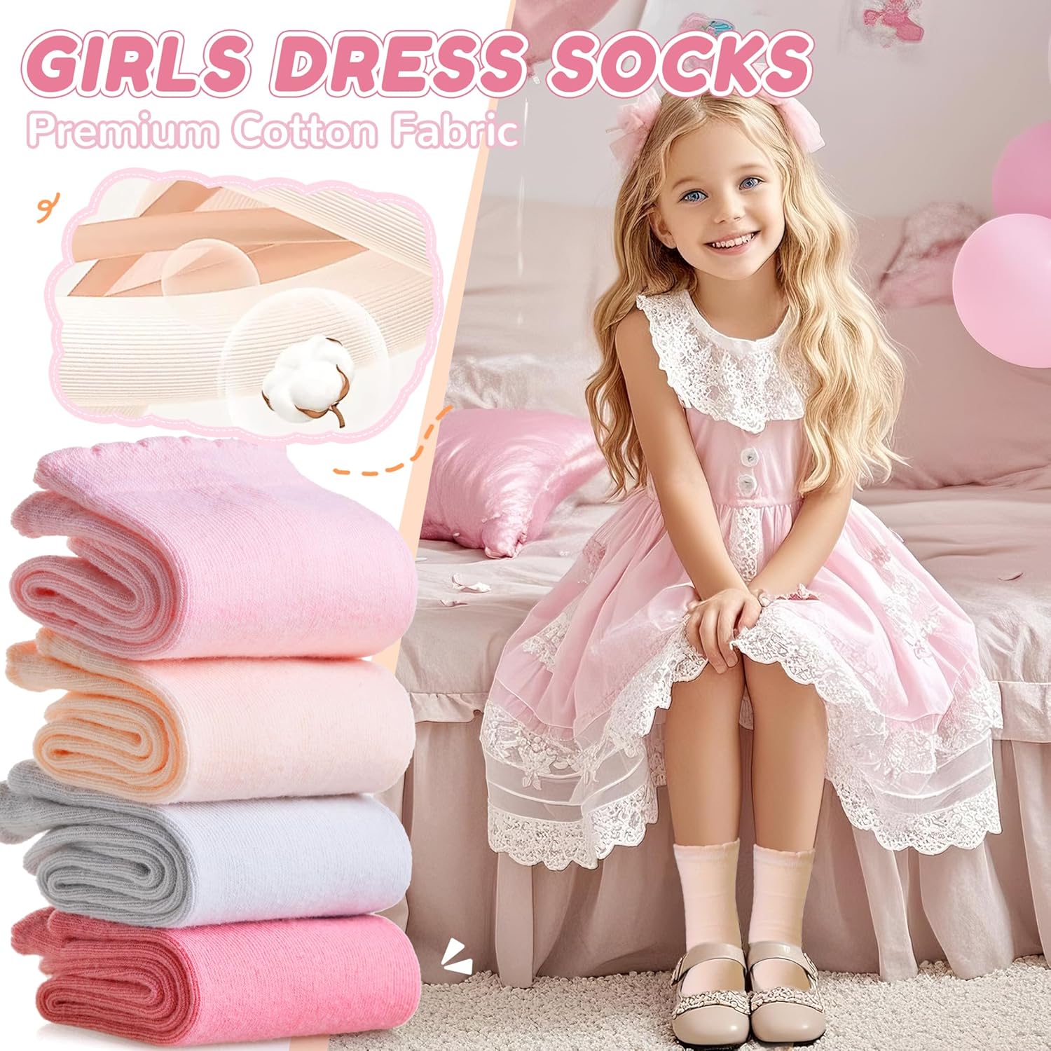 Girls Ruffle Crew Socks Little - Silk Sock Bamboo recensione e prezzo
