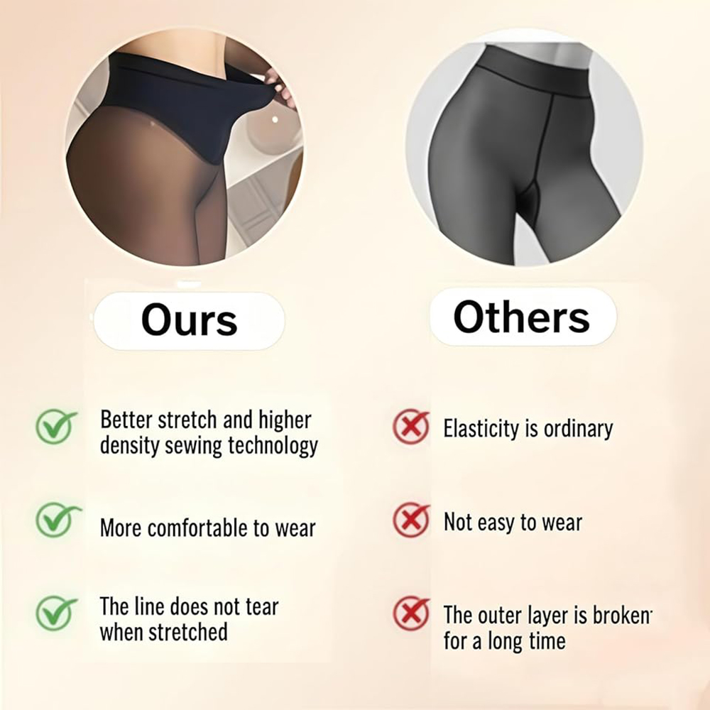 One Seam Fleece Lined Tights W - Tights Pantyhose Sheer recensione e prezzo