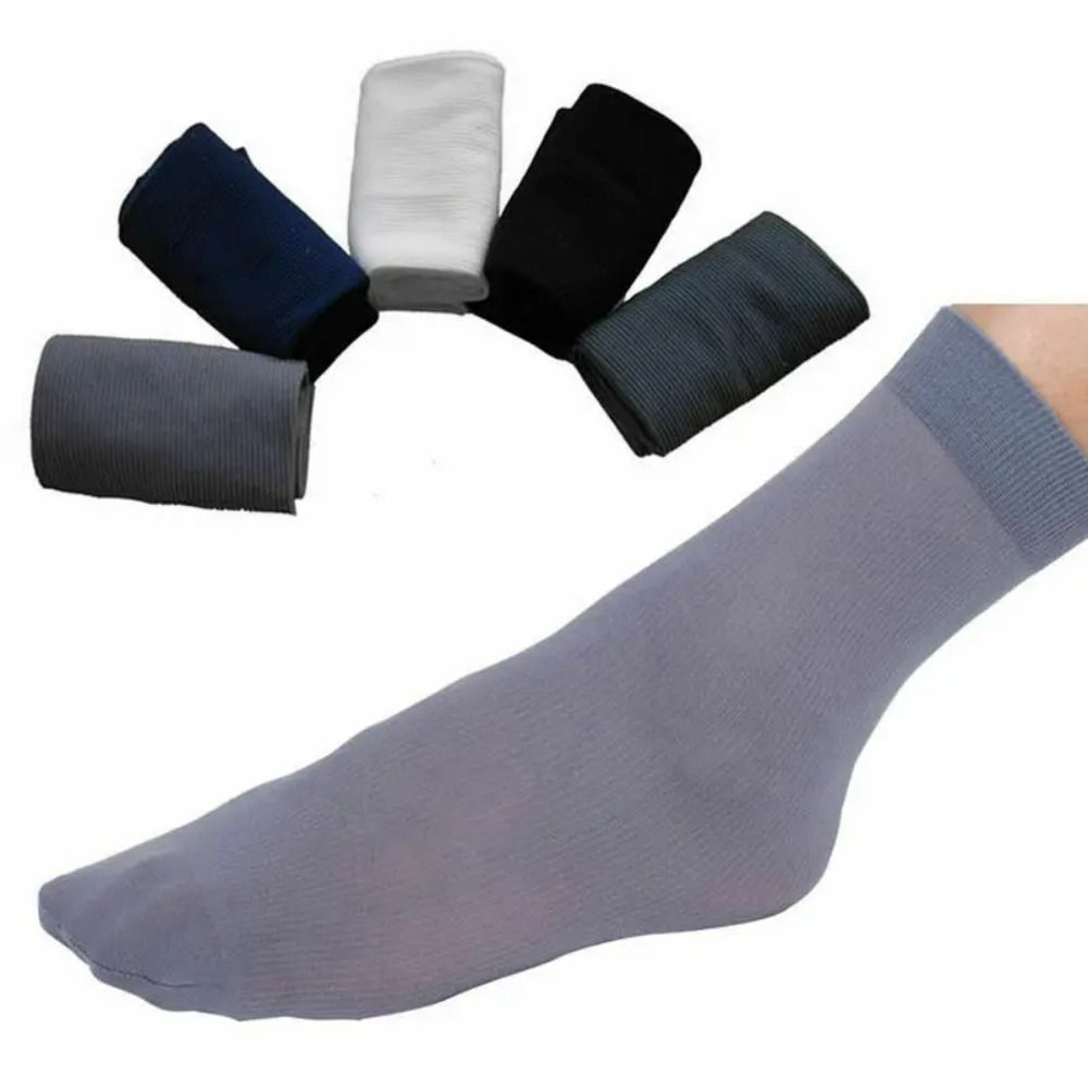 10pairs Men Ice Silk Socks Sum - Silk Sock Bamboo recensione e prezzo