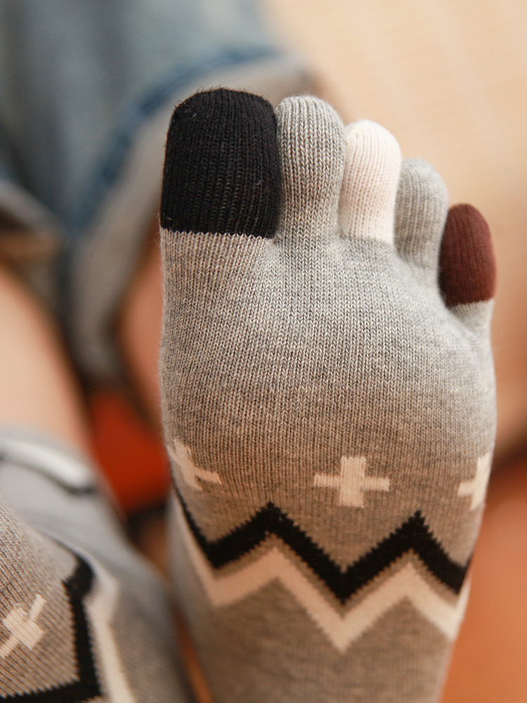 5 Pairs Four-season Pure Cotto - Toe Sock Split recensione e prezzo