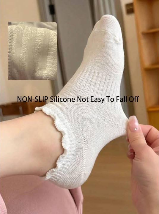 Cute Ruffle Ankle Socks for Wo - Silk Sock Bamboo recensione e prezzo