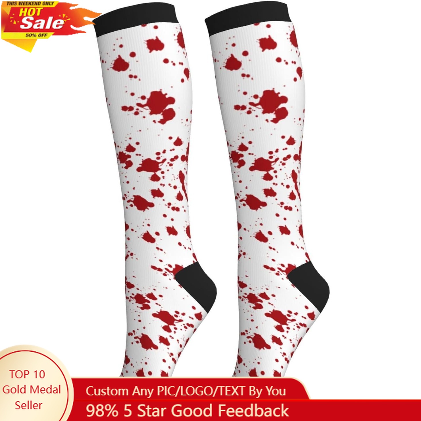 Compression Socks Calf Knee Hi - Knee High Sock Women recensione e prezzo