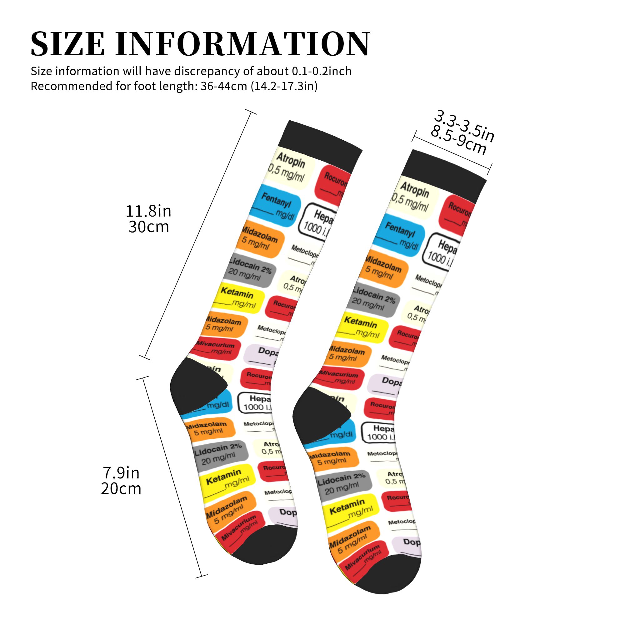 Anesthesia Medication Labels M - Compression Sock Medical recensione e prezzo