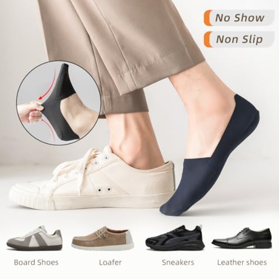Caudblor Men Thin No Show Sock - Invisibility Sock Loafer recensione e prezzo