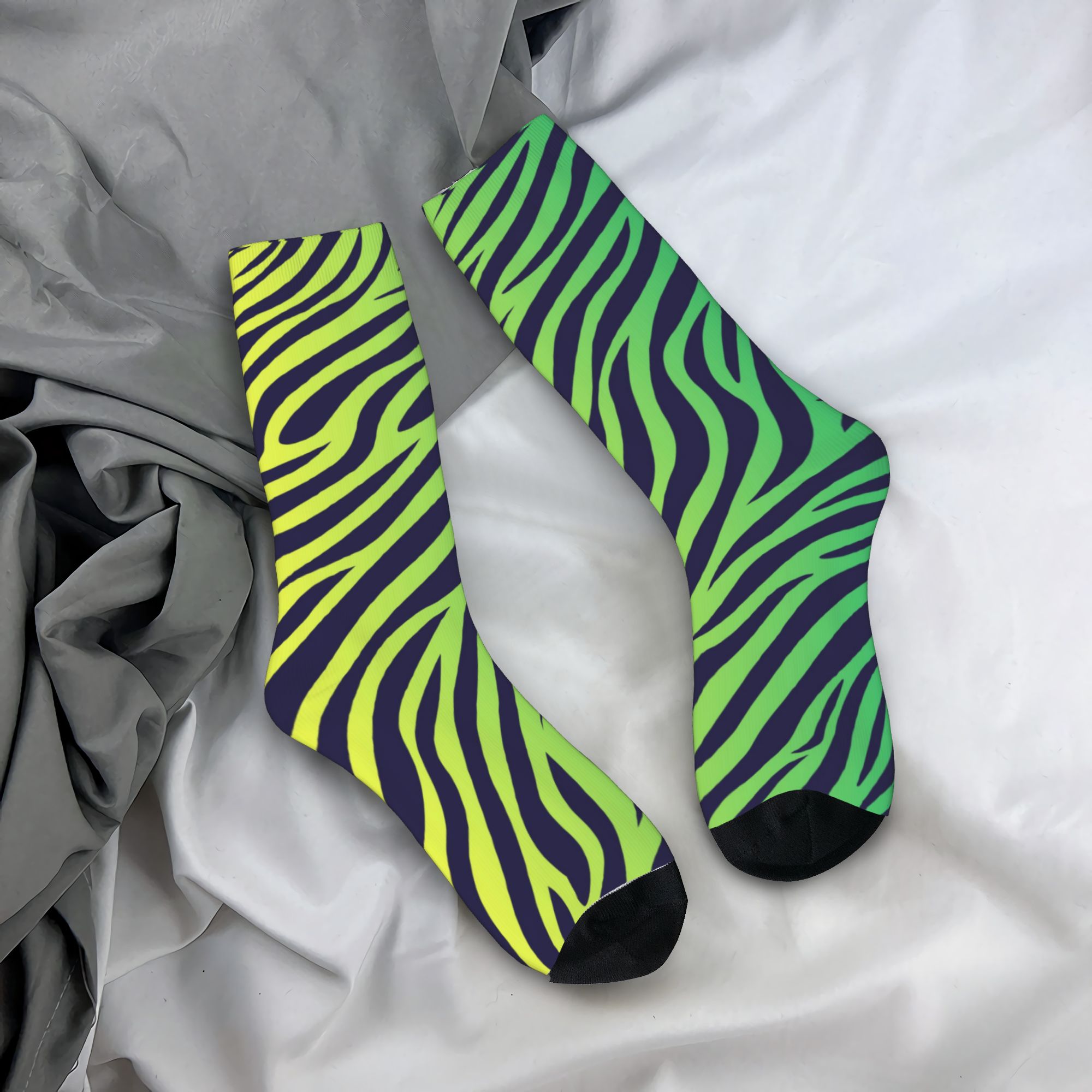 Colorful Tiger Zebra Skin Patt - Dress Sock Men recensione e prezzo