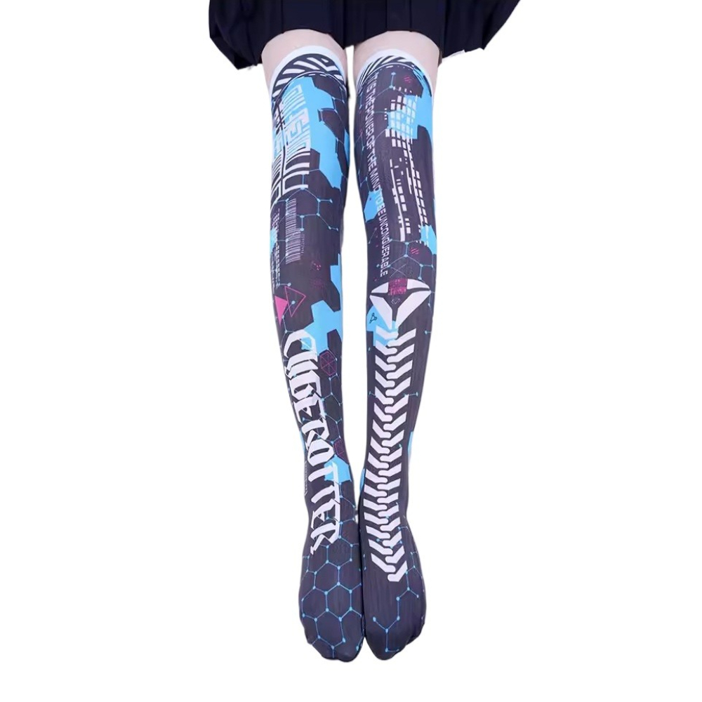 Anime Game Robot AI Mech Stock - Knee High Sock Women recensione e prezzo