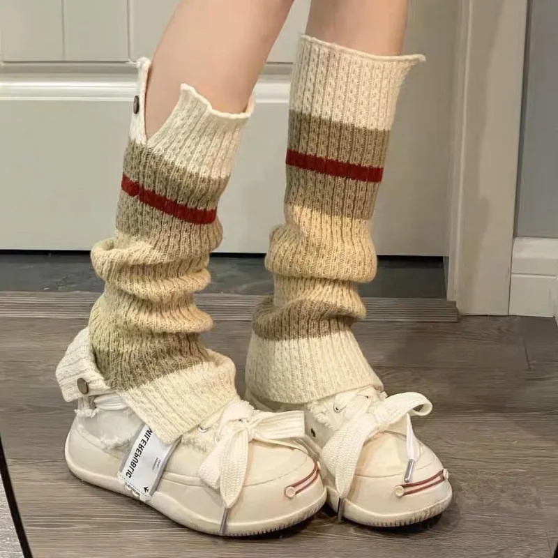 New ​Y2K Knitted Leg Warmers V - Boot Sock Slouchy recensione e prezzo