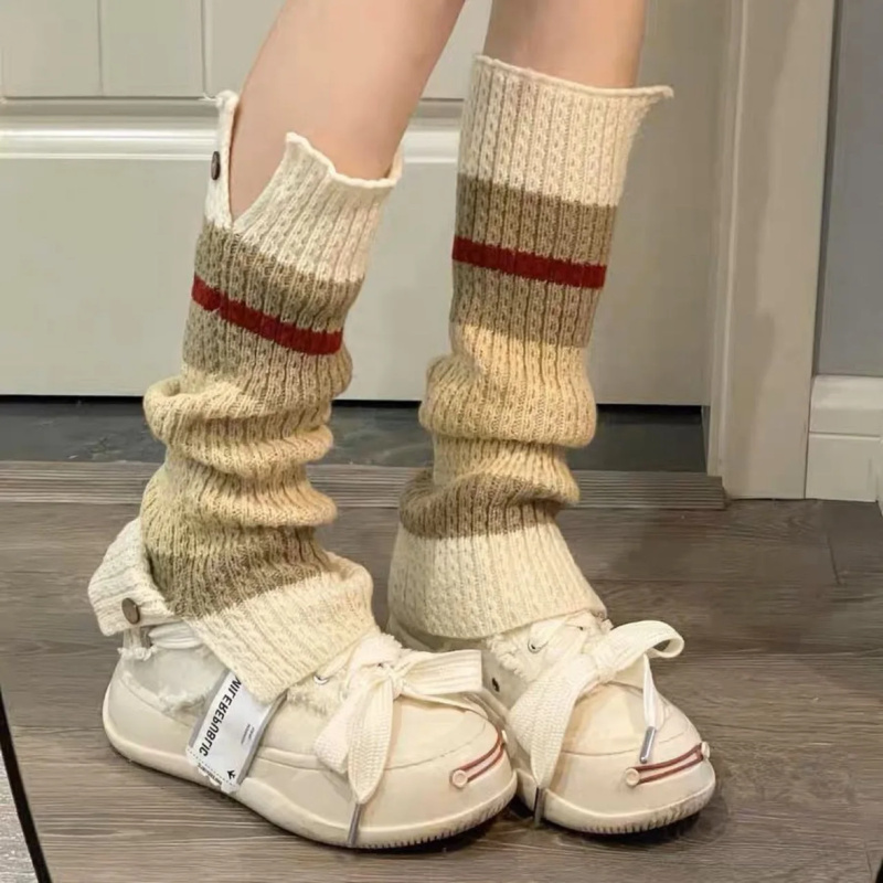 New ​Y2K Knitted Leg Warmers V - Boot Sock Slouchy recensione e prezzo