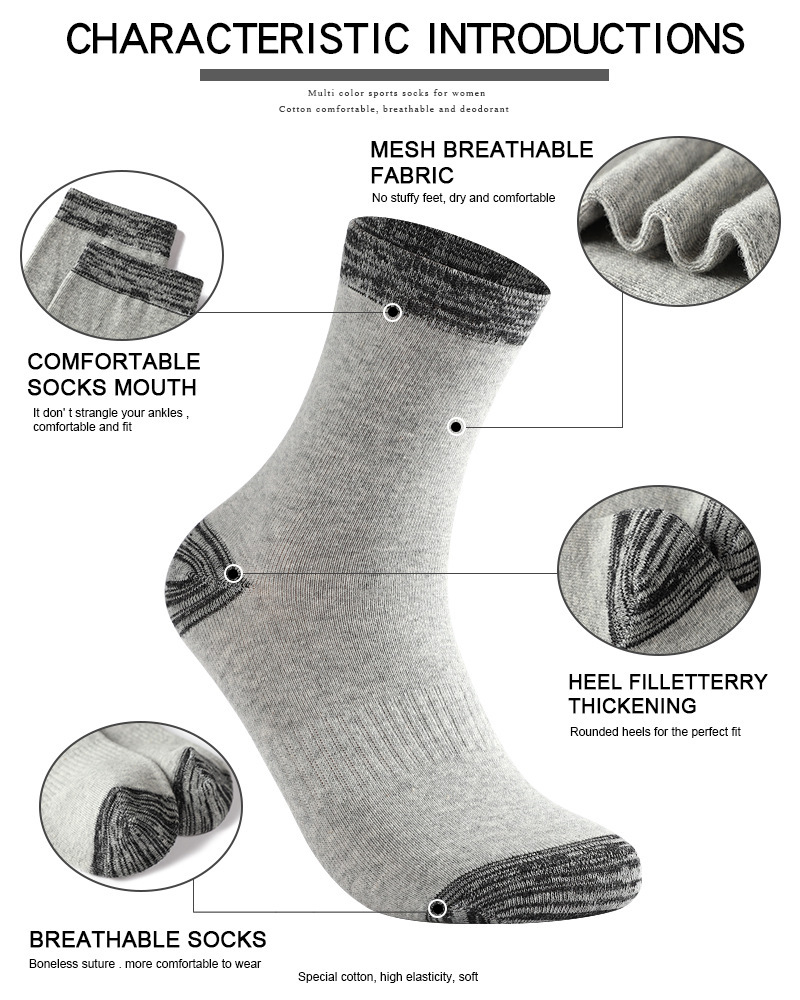 1/5 Pairs Men's Socks Pack Ove - Cotton Crew Sock Pack recensione e prezzo