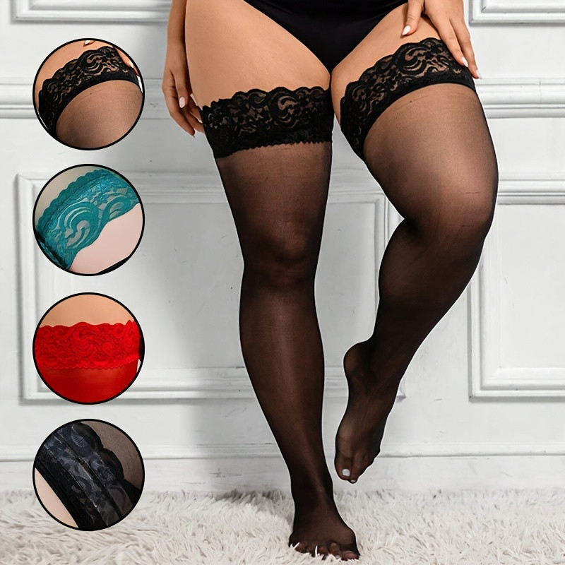 Plus Size Women Thigh High Sto - Thigh High Sock Stay Up recensione e prezzo