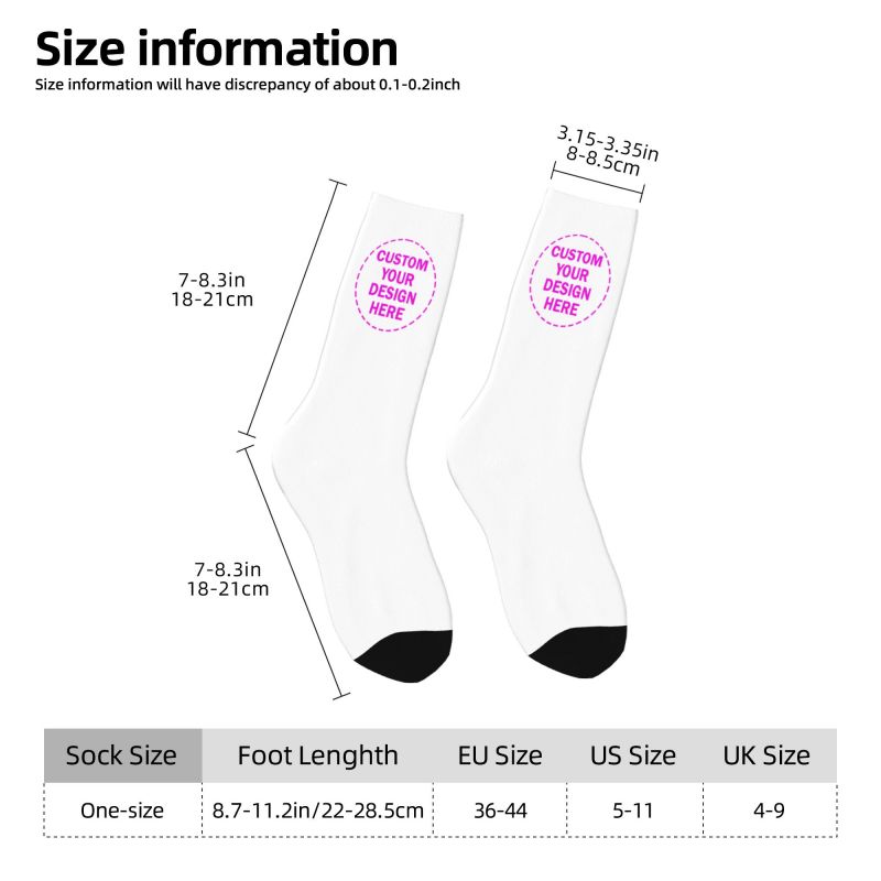Personalize Custom Photo Logo  - Dress Sock Men recensione e prezzo