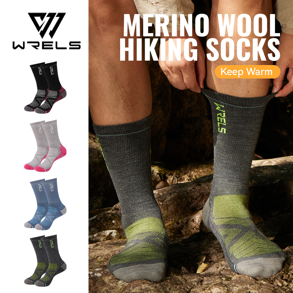 WRELS 1/2/3 Merino Wool Socks  - Wool Hiking Sock recensione e prezzo