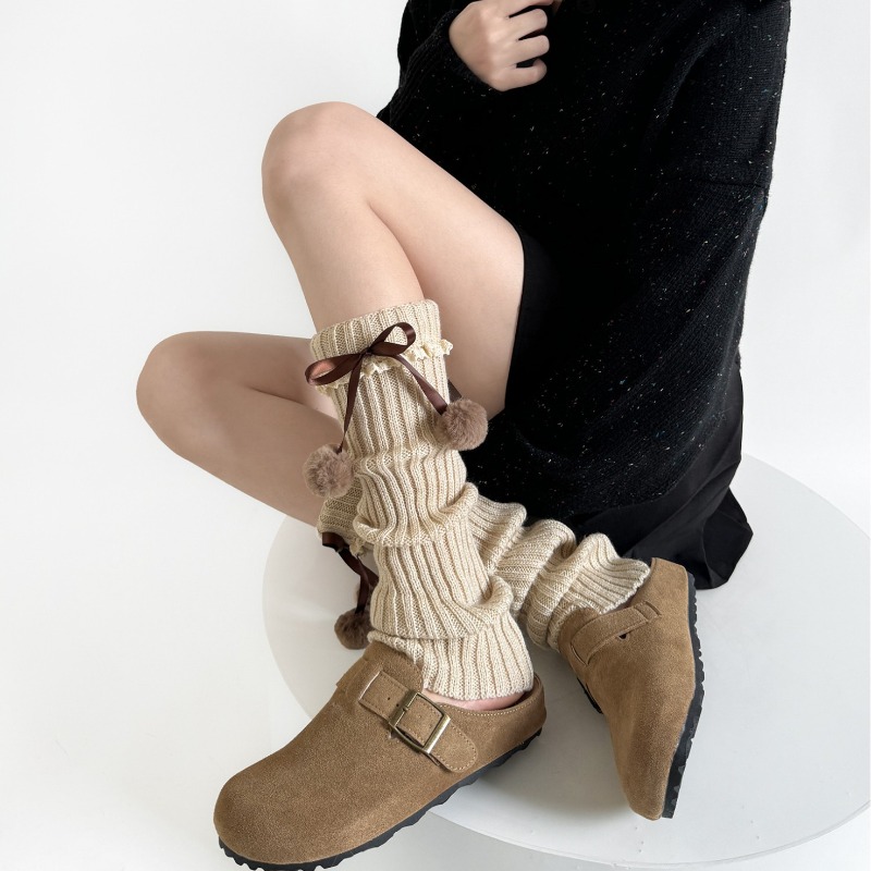 Camel Knit Leg Warmers with Fu - Boot Sock Slouchy recensione e prezzo