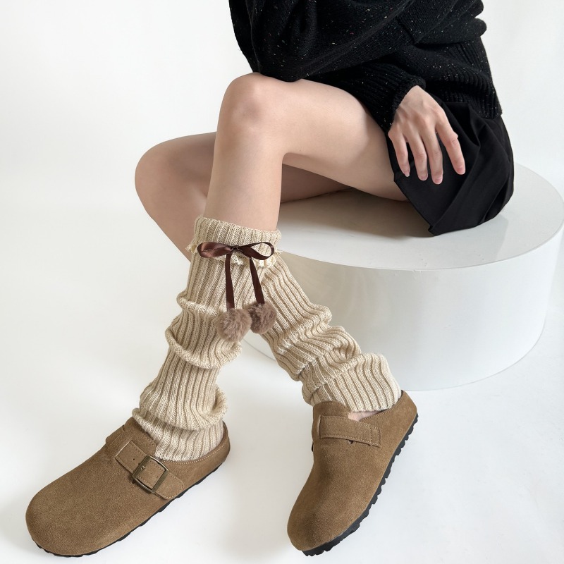 Camel Knit Leg Warmers with Fu - Boot Sock Slouchy recensione e prezzo