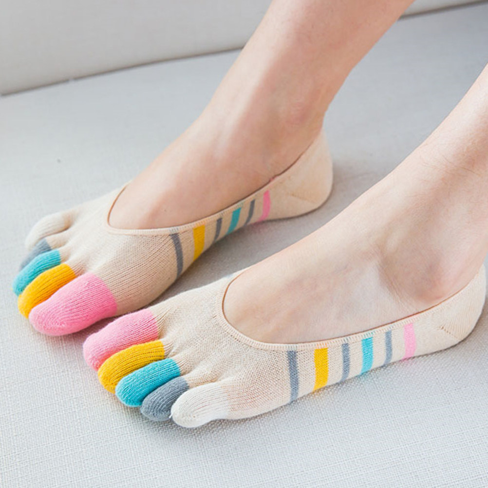 5Pairs Yoga Toe Socks Women Lo - Invisibility Sock Loafer recensione e prezzo