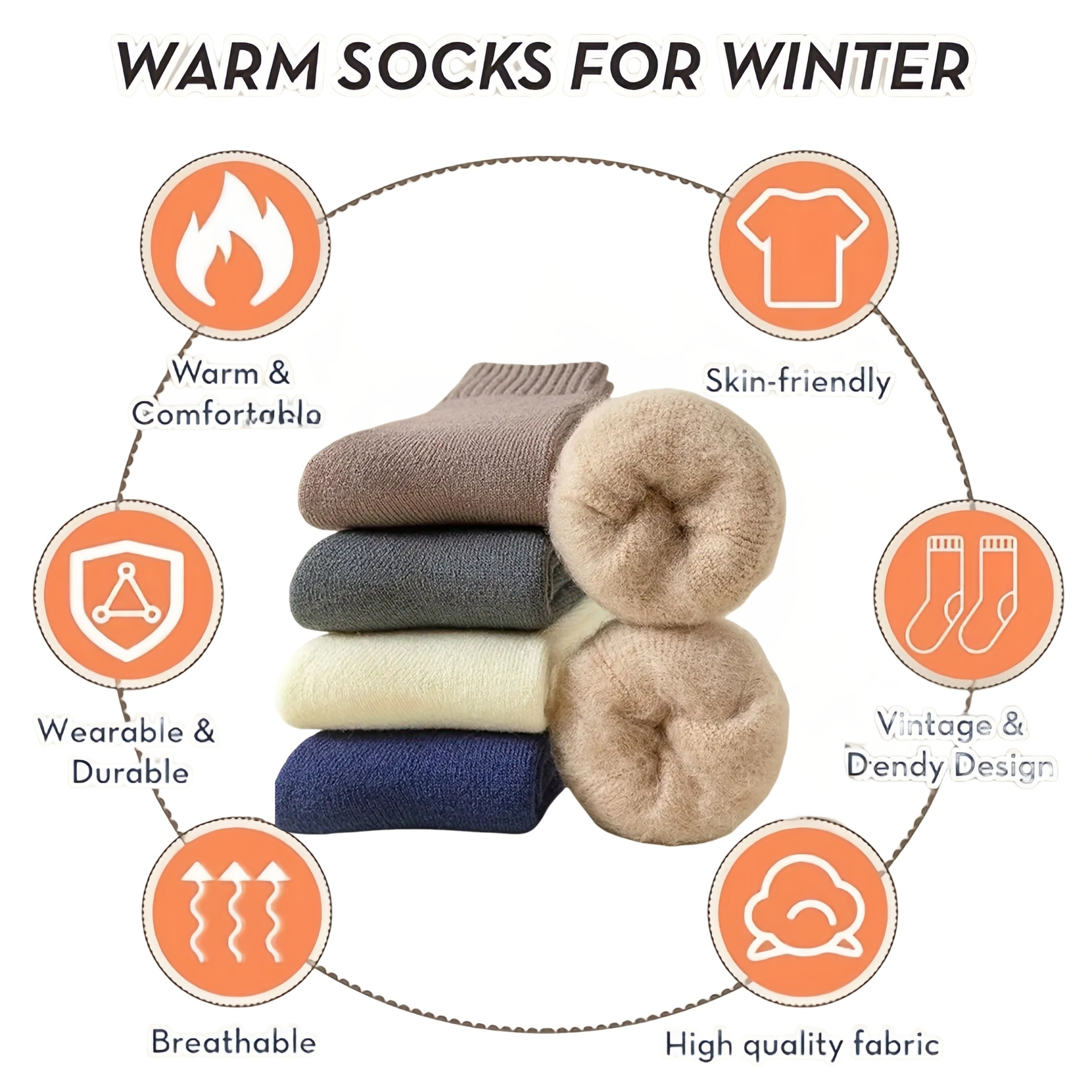 Three Pairs of Men'S Black Soc - Thermal Sock Winter recensione e prezzo