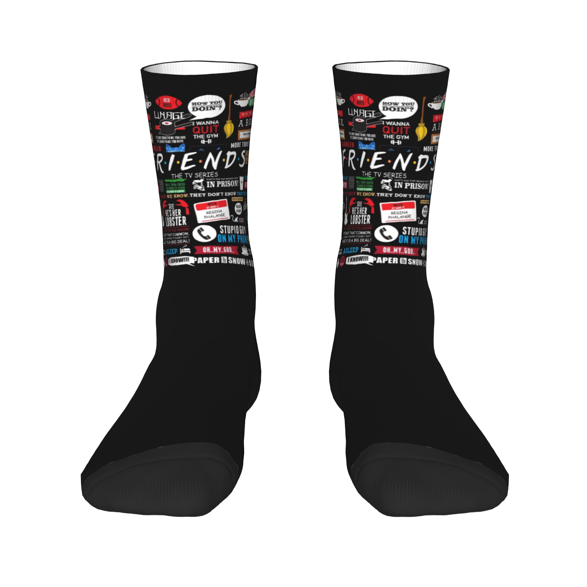 Custom Cute Funny TV Show Frie - No Show Sock Women recensione e prezzo