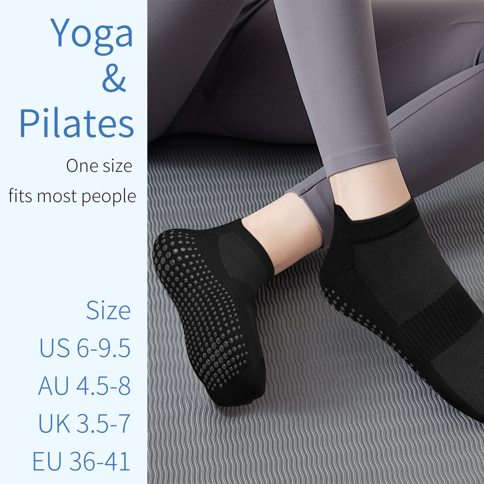 3 Pairs Yoga Socks Women Cotto - No Show Sock Women recensione e prezzo